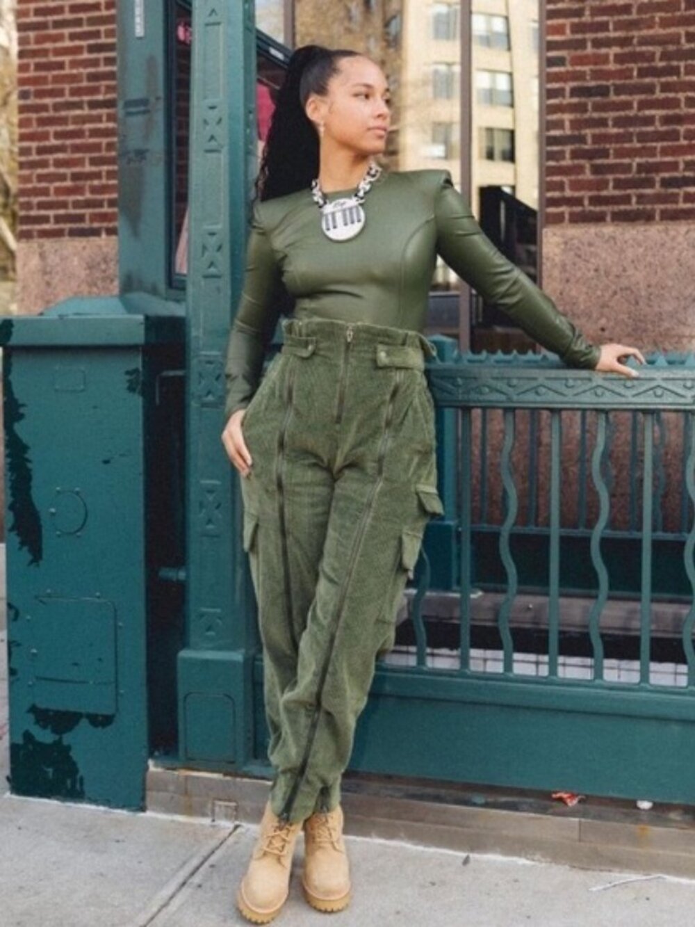 Adidas x Ivy Park Corduroy Zipper Pant--gender neutral XS